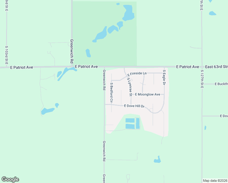 map of restaurants, bars, coffee shops, grocery stores, and more near 6521 South Emerald Circle in Derby