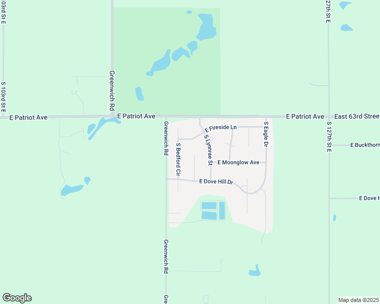map of restaurants, bars, coffee shops, grocery stores, and more near 6521 South Emerald Circle in Derby