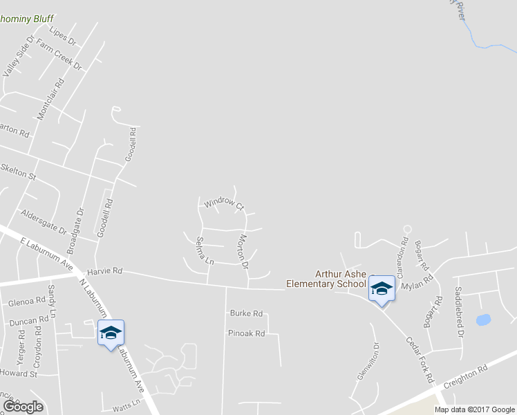 map of restaurants, bars, coffee shops, grocery stores, and more near 1400 Aiko Court in Richmond