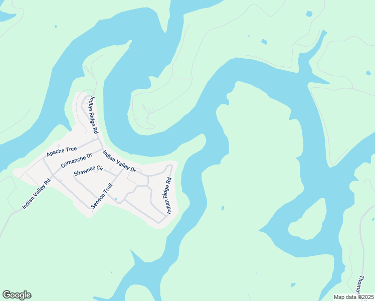 map of restaurants, bars, coffee shops, grocery stores, and more near 633 Indian Ridge Road in Falls of Rough