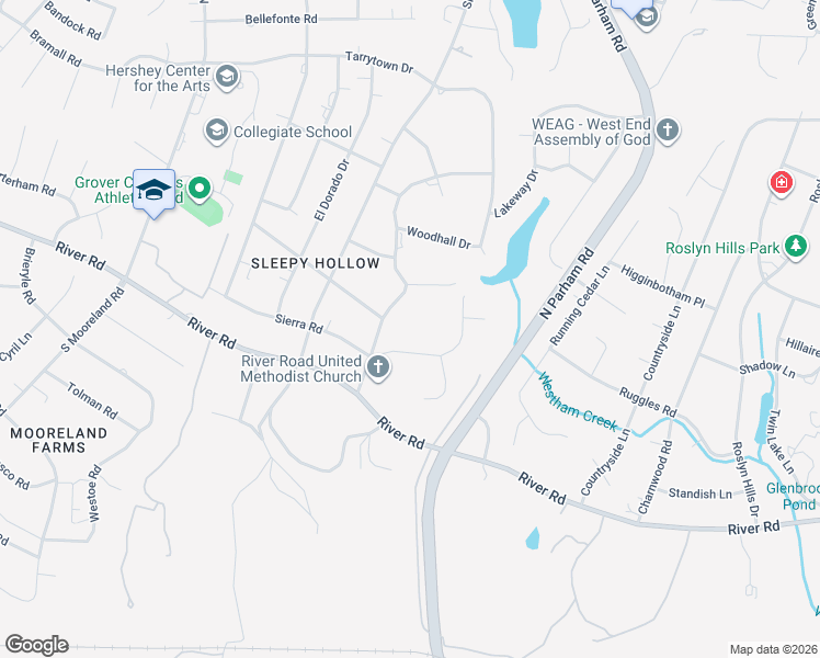 map of restaurants, bars, coffee shops, grocery stores, and more near 99 Doverland Road in Richmond