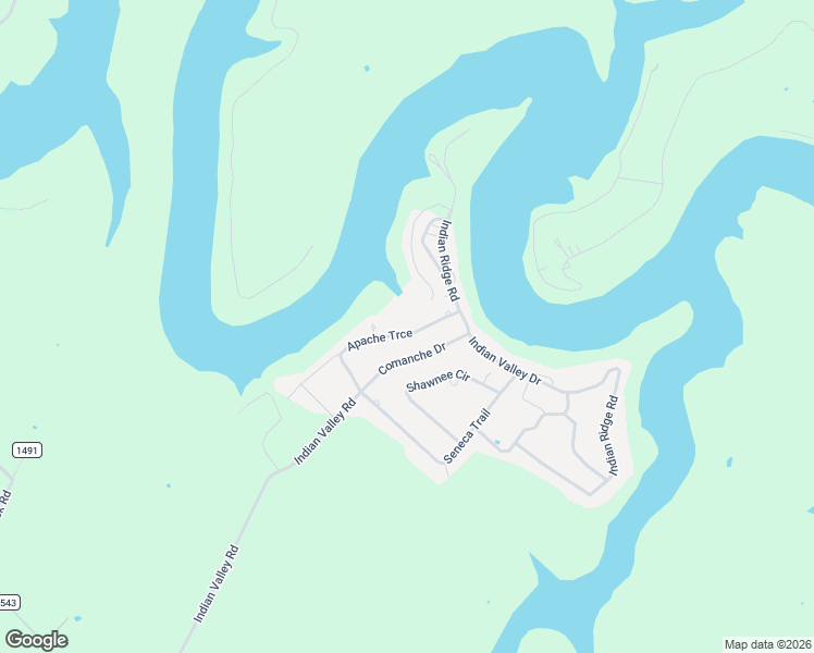map of restaurants, bars, coffee shops, grocery stores, and more near 161-285 Comanche Drive in Falls of Rough