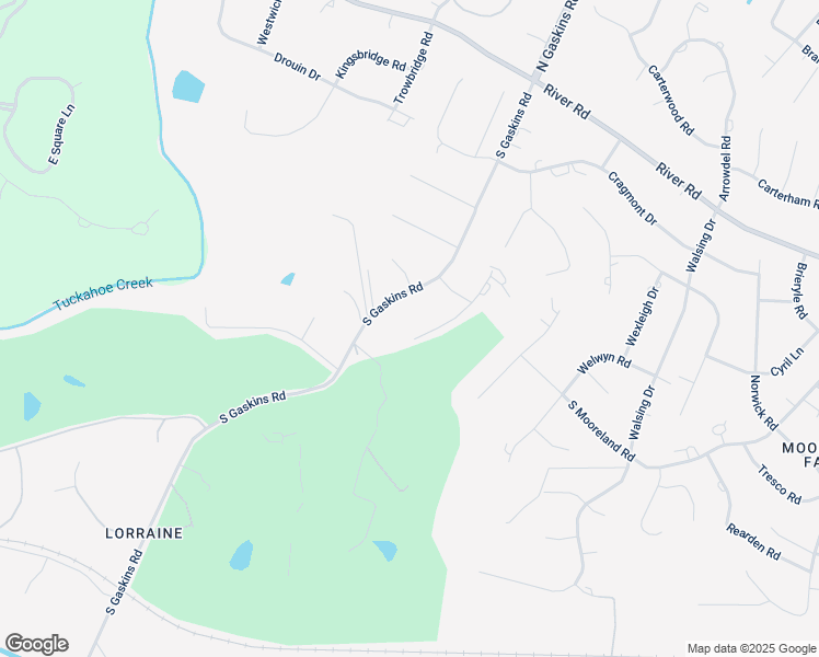 map of restaurants, bars, coffee shops, grocery stores, and more near 506 Sandalwood Drive in Richmond