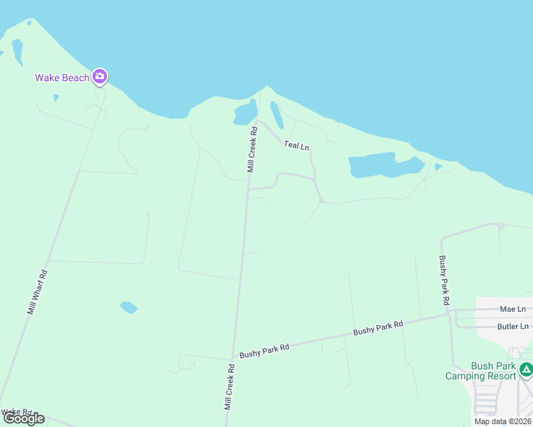 map of restaurants, bars, coffee shops, grocery stores, and more near 1936 Mill Creek Road in Wake