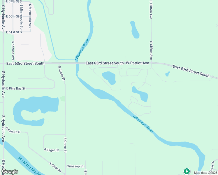 map of restaurants, bars, coffee shops, grocery stores, and more near 6509 S Cedardale Ave in Derby