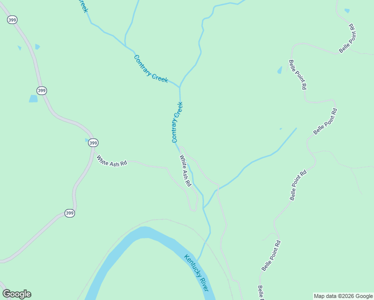 map of restaurants, bars, coffee shops, grocery stores, and more near 2183 Belle Point Road in Beattyville