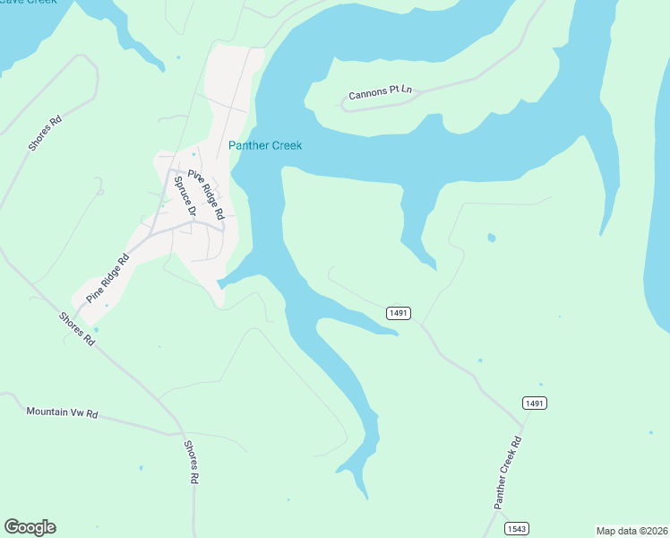 map of restaurants, bars, coffee shops, grocery stores, and more near 714-1298 Panther Creek Road in Falls of Rough