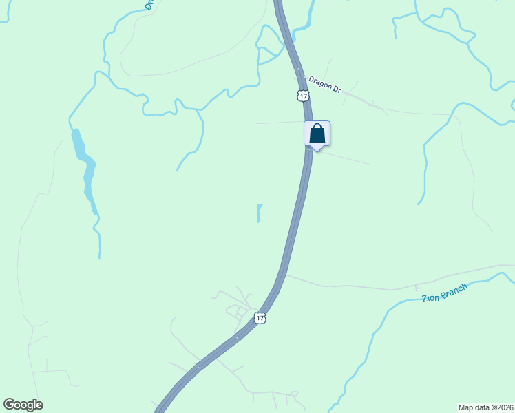 map of restaurants, bars, coffee shops, grocery stores, and more near 15354 George Washington Memorial Highway in Saluda