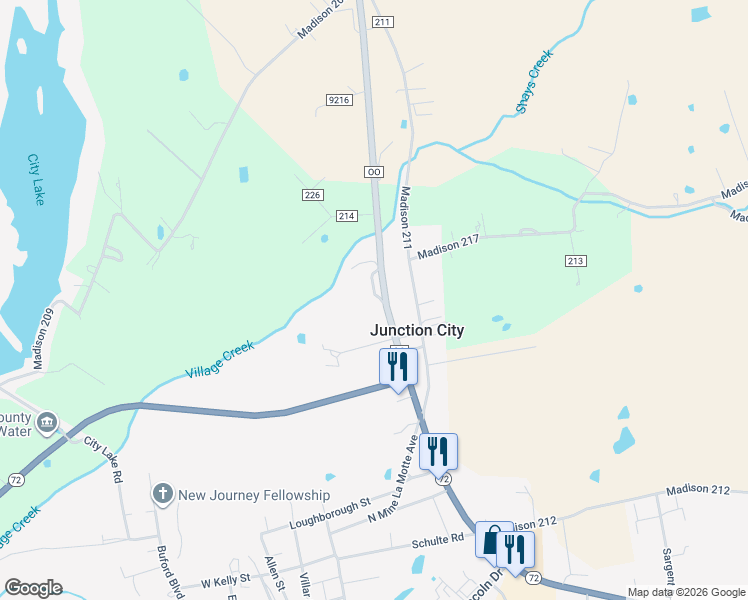map of restaurants, bars, coffee shops, grocery stores, and more near 1020 Highway Oo in Fredericktown