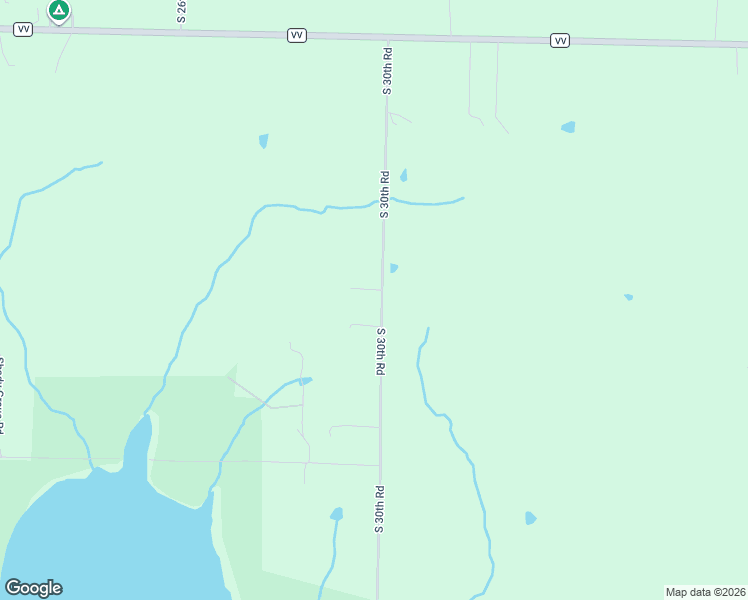 map of restaurants, bars, coffee shops, grocery stores, and more near 4661 South 30th Road in Fair Play