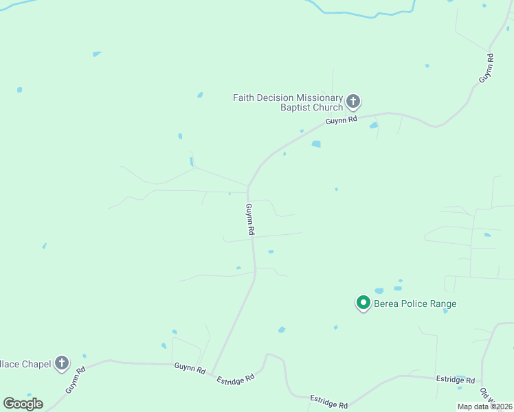map of restaurants, bars, coffee shops, grocery stores, and more near 1794 Guynn Road in Paint Lick