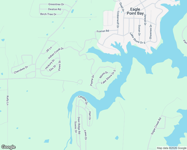 map of restaurants, bars, coffee shops, grocery stores, and more near 482 Lake Shore Drive in Goreville