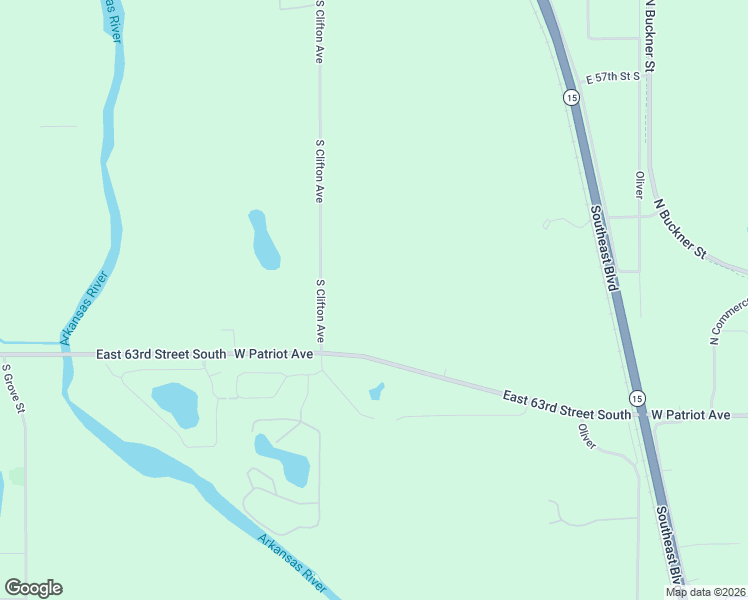 map of restaurants, bars, coffee shops, grocery stores, and more near 5630-5690 South Clifton Avenue in Derby