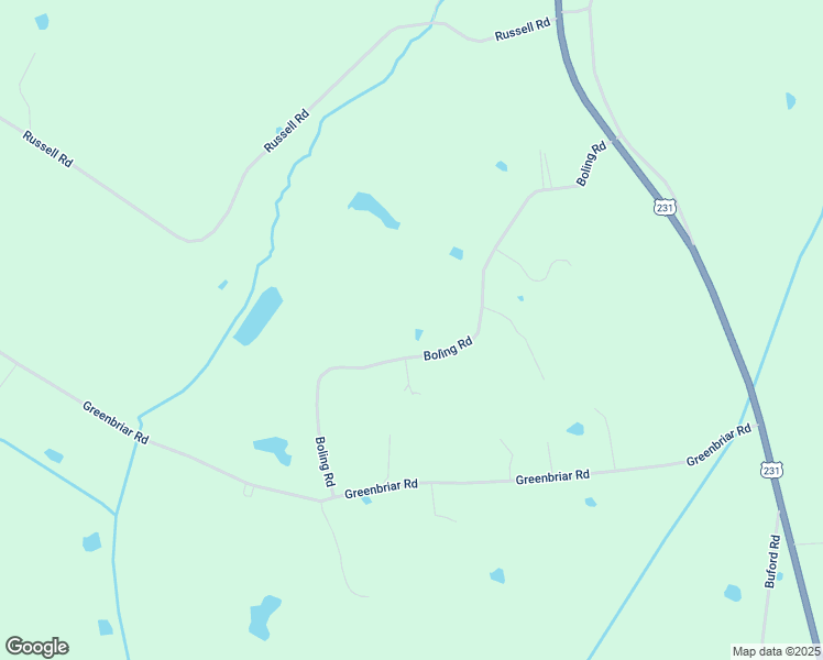 map of restaurants, bars, coffee shops, grocery stores, and more near 3277-3699 Boling Road in Utica