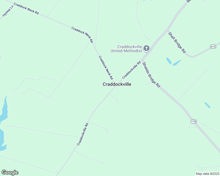 map of restaurants, bars, coffee shops, grocery stores, and more near 34020 Craddockville Road in Belle Haven