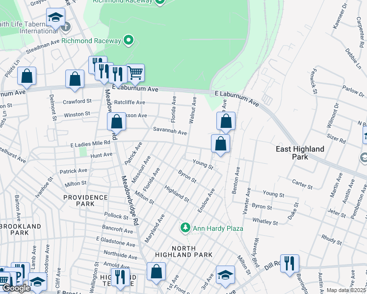 map of restaurants, bars, coffee shops, grocery stores, and more near in 
