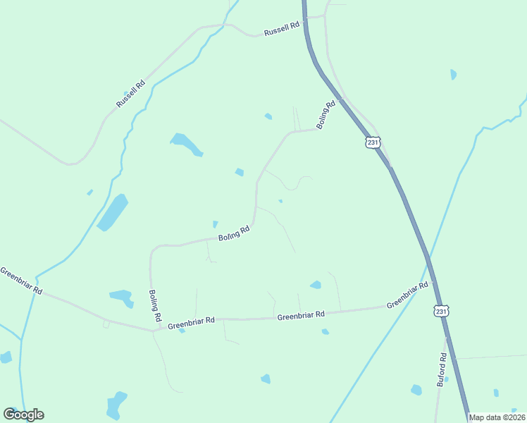 map of restaurants, bars, coffee shops, grocery stores, and more near 3277-3699 Boling Road in Utica