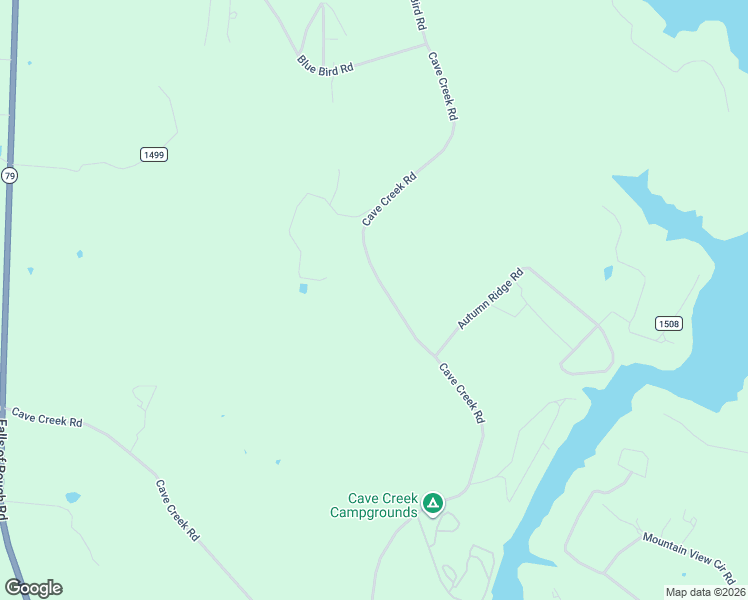 map of restaurants, bars, coffee shops, grocery stores, and more near 1260 Cave Creek Road in Falls of Rough