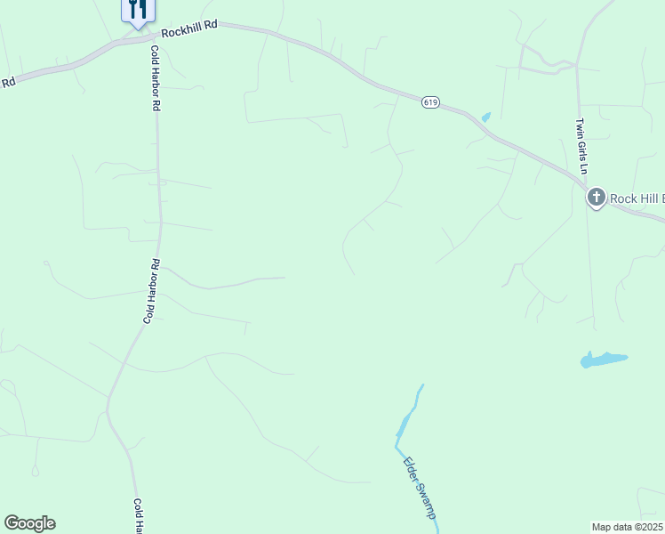 map of restaurants, bars, coffee shops, grocery stores, and more near 6517 Confederate Hill Drive in Mechanicsville