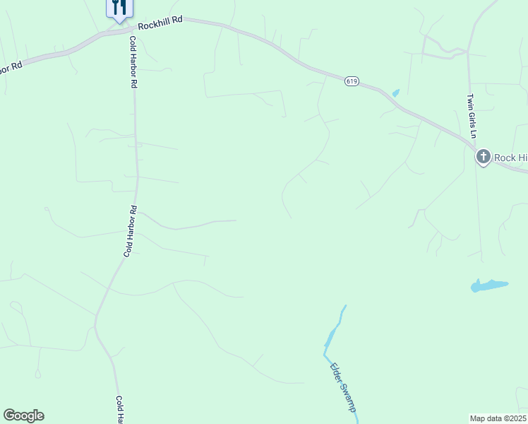 map of restaurants, bars, coffee shops, grocery stores, and more near 6517 Confederate Hill Drive in Mechanicsville
