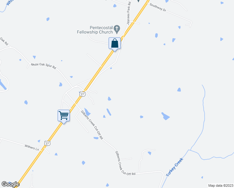 map of restaurants, bars, coffee shops, grocery stores, and more near 287 Redwood Road in Lancaster