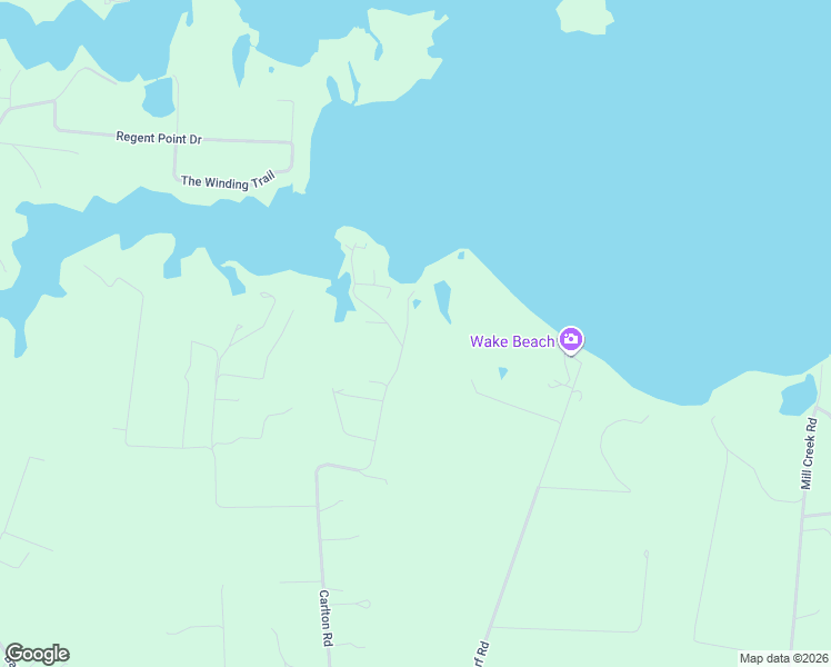 map of restaurants, bars, coffee shops, grocery stores, and more near 1108 Carlton Road in Wake