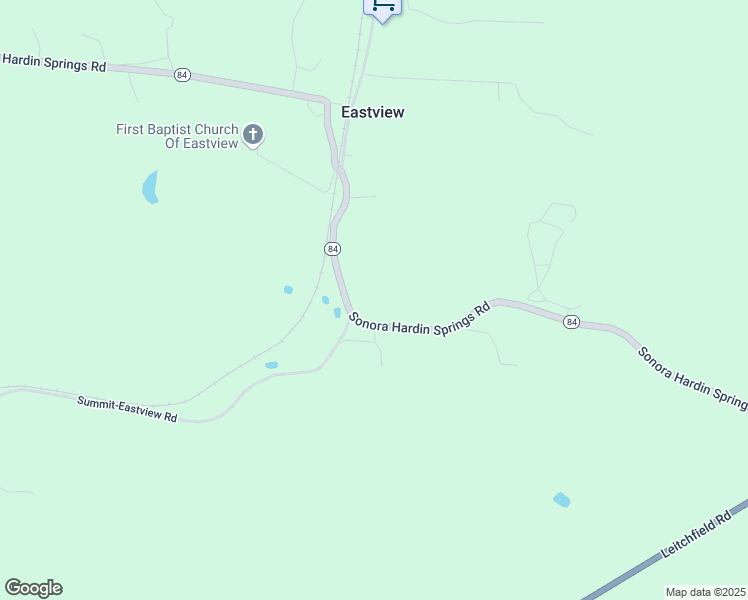map of restaurants, bars, coffee shops, grocery stores, and more near 12800 Sonora Hardin Springs Road in Eastview