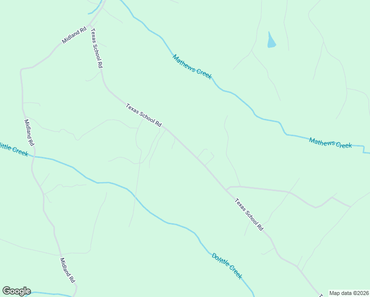 map of restaurants, bars, coffee shops, grocery stores, and more near Texas School Road in Wingina