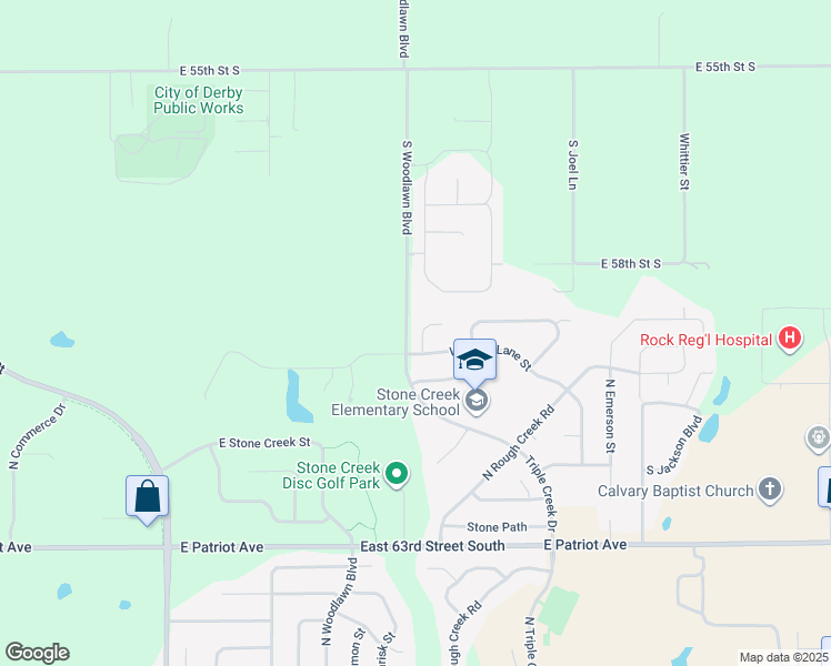 map of restaurants, bars, coffee shops, grocery stores, and more near Winding Lane Court in Derby