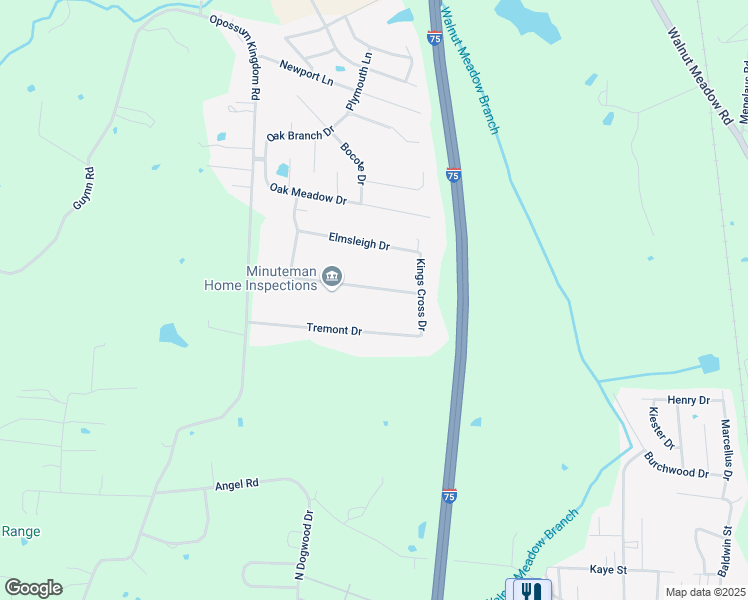 map of restaurants, bars, coffee shops, grocery stores, and more near 232 Elkmont Drive in Berea