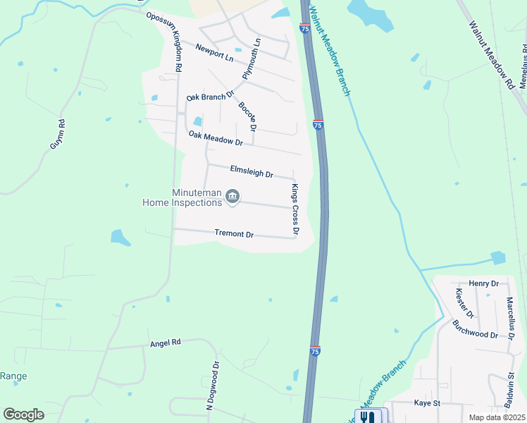 map of restaurants, bars, coffee shops, grocery stores, and more near 232 Elkmont Drive in Berea