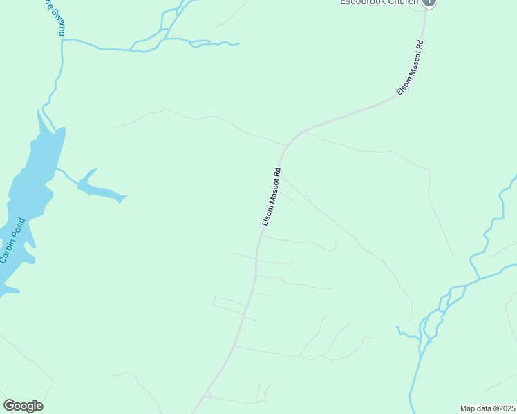 map of restaurants, bars, coffee shops, grocery stores, and more near Elsom Mascot Road in Mattaponi