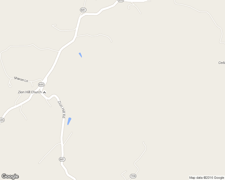 map of restaurants, bars, coffee shops, grocery stores, and more near 2100 Zion Hill Road in Fincastle