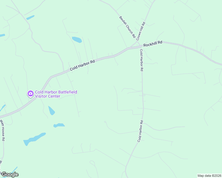 map of restaurants, bars, coffee shops, grocery stores, and more near 5763 Cold Harbor Road in Mechanicsville