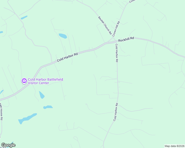 map of restaurants, bars, coffee shops, grocery stores, and more near 5763 Cold Harbor Road in Mechanicsville