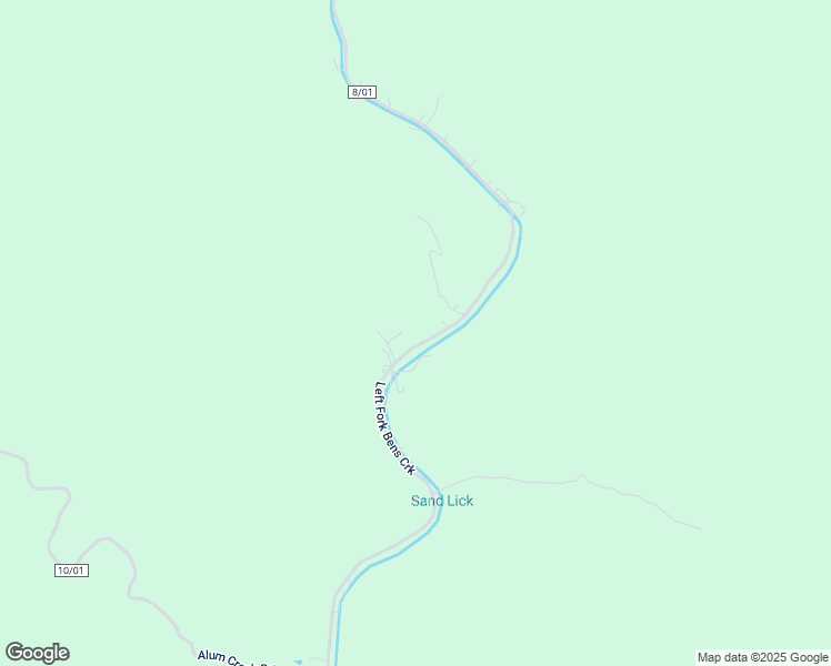 map of restaurants, bars, coffee shops, grocery stores, and more near 549 Left Fork Bens Creek Road in Mingo County