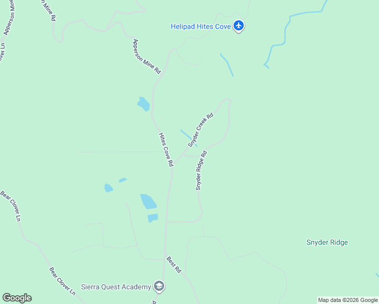 map of restaurants, bars, coffee shops, grocery stores, and more near 6884 Cedar Lane in Mariposa