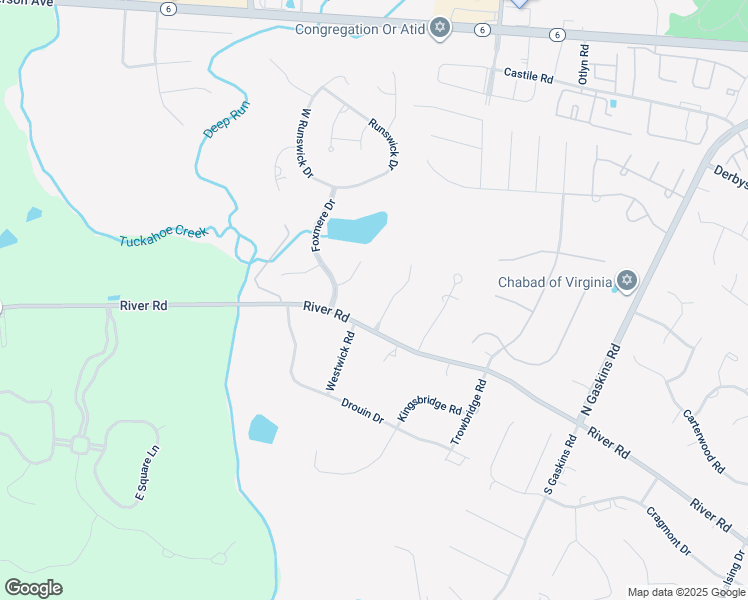 map of restaurants, bars, coffee shops, grocery stores, and more near 4 Nomas Lane in Richmond