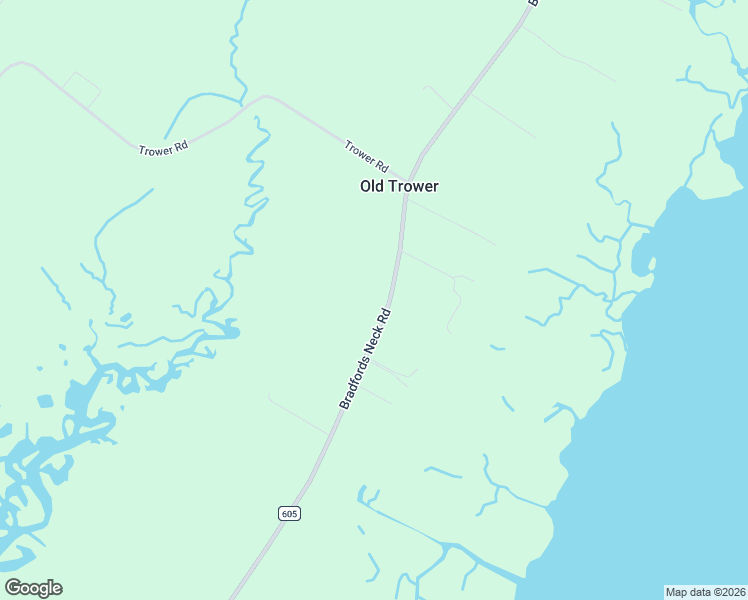 map of restaurants, bars, coffee shops, grocery stores, and more near 33060-33182 Bradfords Neck Road in Melfa