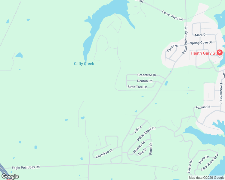 map of restaurants, bars, coffee shops, grocery stores, and more near in Eagle Point Bay