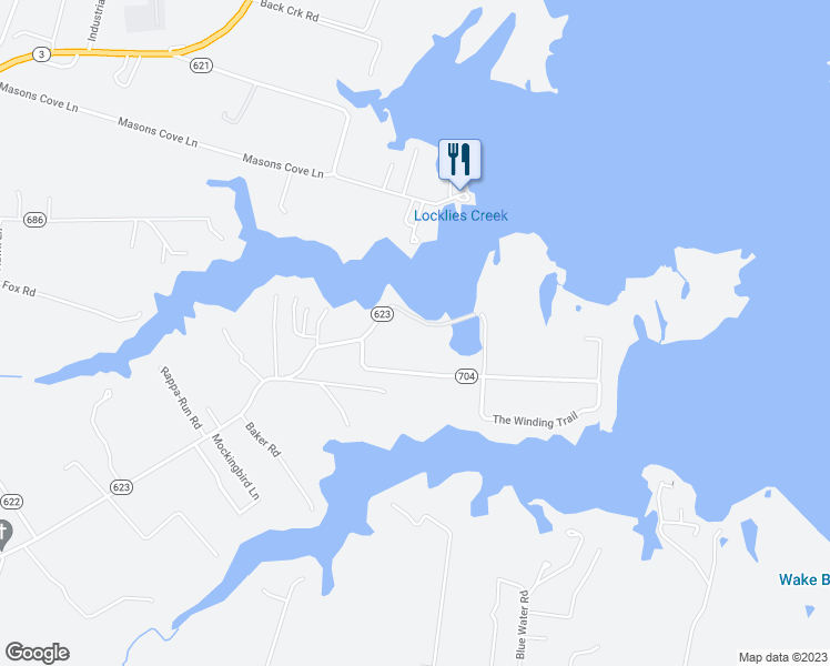 map of restaurants, bars, coffee shops, grocery stores, and more near 3242 Regent Road in Topping