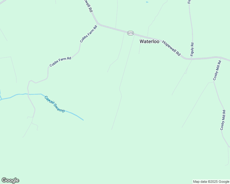 map of restaurants, bars, coffee shops, grocery stores, and more near 11940 Cattail Road in New Kent