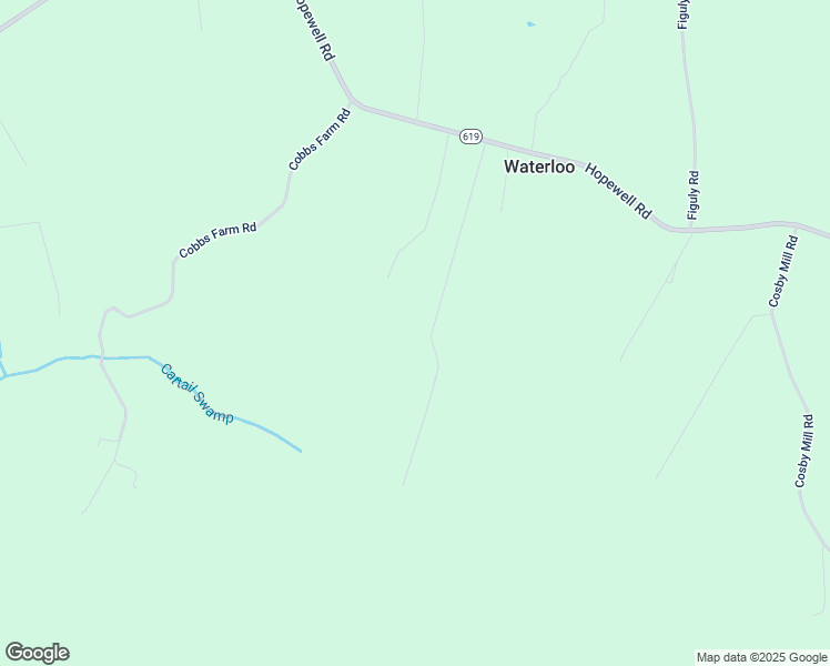 map of restaurants, bars, coffee shops, grocery stores, and more near 11940 Cattail Road in New Kent