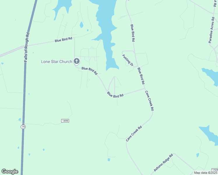 map of restaurants, bars, coffee shops, grocery stores, and more near Rolling Bottom Road in Grayson County