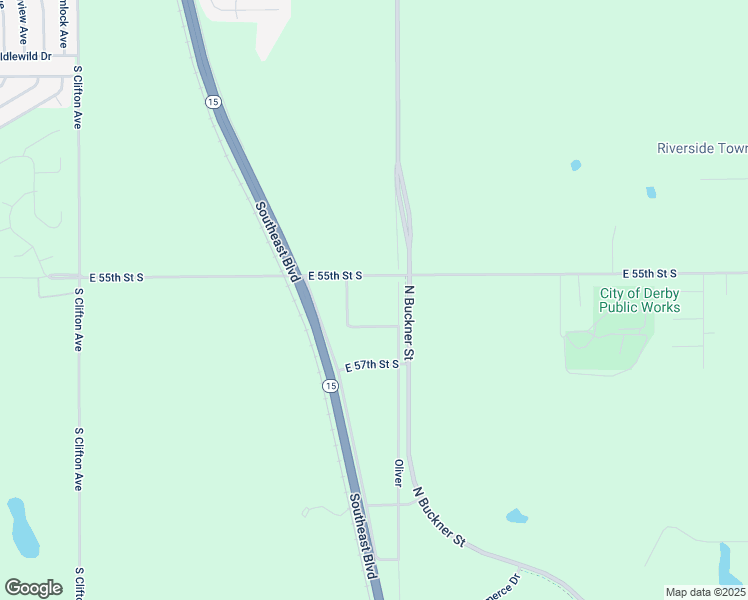 map of restaurants, bars, coffee shops, grocery stores, and more near 4710 E 56th Street South in Derby