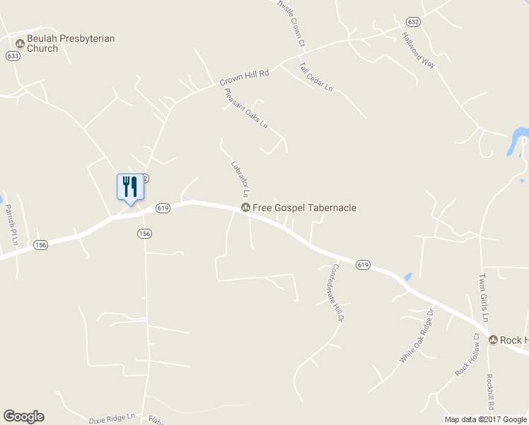 map of restaurants, bars, coffee shops, grocery stores, and more near 4502 Rockhill Road in Mechanicsville