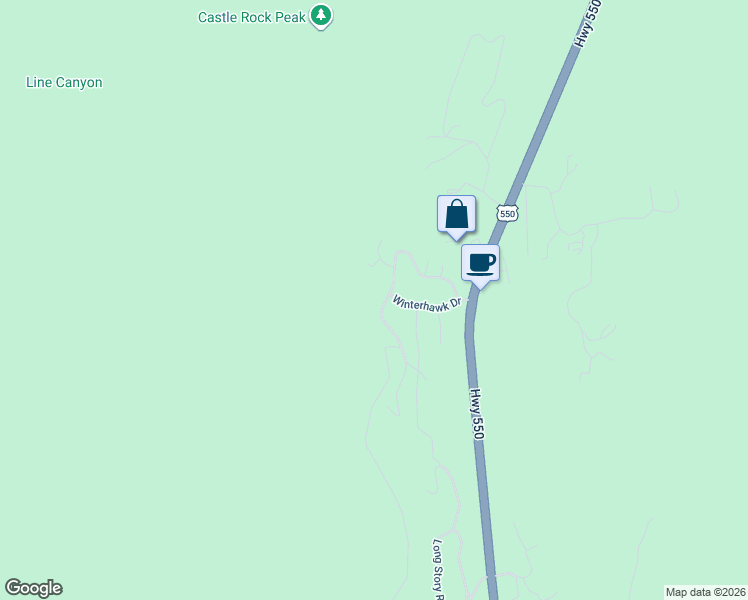 map of restaurants, bars, coffee shops, grocery stores, and more near 350 Falcon Ridge Rd in Durango