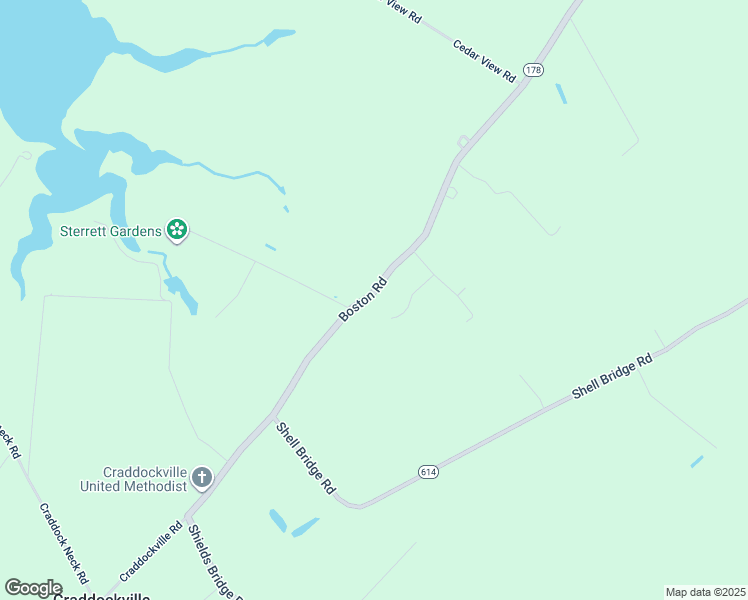 map of restaurants, bars, coffee shops, grocery stores, and more near 33129 Boston Road in Painter