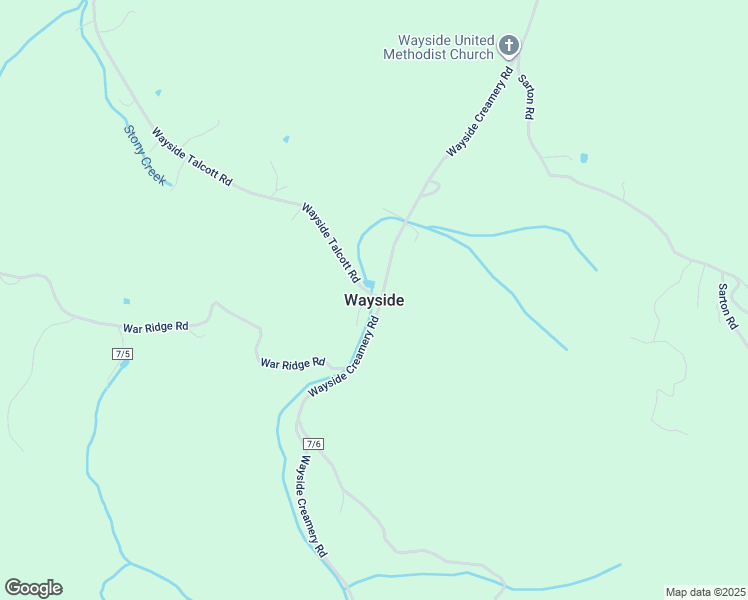 map of restaurants, bars, coffee shops, grocery stores, and more near in Wayside