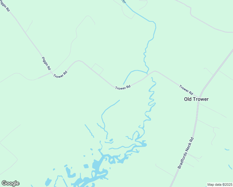 map of restaurants, bars, coffee shops, grocery stores, and more near 21156 Trower Road in Melfa